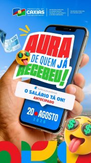 💸👀 Enquanto menos esperar… CLAREOU!✨
O salário dos servidores públicos municipais tá ON e antecipado! 💰🚀
Pode atualizar o app do banco porque o pagamento chegou mais cedo! 😎💙
#SalárioTáOn #ServidorValorizado #PrefeituraDeCaxias