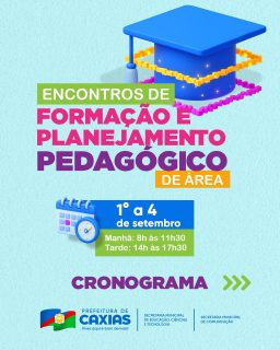 📚 Formação, planejamento e troca de experiências fortalecendo a nossa rede municipal de ensino!Os encontros de formação e planejamento pedagógico por área são momentos de diálogo, aprendizado e construção coletiva, preparando nossos profissionais para novos desafios e garantindo práticas cada vez mais alinhadas às necessidades dos nossos estudantes. 💙✏️#FormaçãoPedagógica #PlanejamentoPedagógico #EducaçãoCaxias #PrefeituraDeCaxias