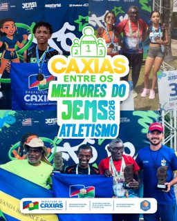 🏃‍♀️🏆 Caxias entre os melhores do JEMS 2026 no atletismo!Nossos atletas deram um show de talento, dedicação e superação nos Jogos Escolares Maranhenses 2026! 💪Parabéns aos atletas, professores e toda a equipe envolvida nessa conquista! 💙💚#JEMS2026 #Atletismo #EsporteCaxias #PrefeituraDeCaxias #OrgulhoCaxiense