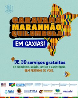 🤝✨A Caravana Maranhão Quilombola está chegando em Caxias! 

Em parceria com o Governo do Maranhão, serão mais de 30 serviços gratuitos de cidadania, saúde, justiça e assistência, tudo bem pertinho de você. 🤝

Deslize o carrossel e confira a programação completa, os serviços disponíveis e a documentação necessária para participar!

#MaranhãoQuilombola #Cidadania #DireitosHumanos #PrefeituraDeCaxias