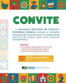 🎭🎶 Cultura se constrói com participação, conversa e muita troca!

Se você faz cultura em Caxias, esse encontro é com você! A Secretaria Municipal de Cultura e Patrimônio Histórico reúne o Conselho Municipal de Cultura e os fazedores de cultura para uma conversa importante sobre os caminhos da nossa cultura.

Venha participar e bora construir juntos! 🎨🎶

#CulturaCaxias #FazedoresDeCultura #PrefeituraDeCaxias