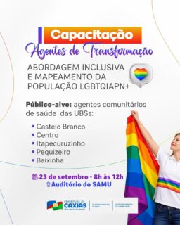 🤝 Informação também transforma! Capacitação Agentes de Transformação, com foco na abordagem inclusiva e no mapeamento da população LGBTQIAPN+.

Aprendizado e preparação para fortalecer um atendimento cada vez mais acolhedor, respeitoso e inclusivo. 🤝

#AgentesDeTransformação #SaúdeCaxias #PrefeituraDeCaxias