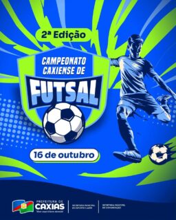⚽🔥 A bola vai rolar em mais uma rodada do Campeonato Caxiense de Futsal! 

O Ginásio Mundico Santos e o Ginásio João Castelo serão palco de confrontos, com muita emoção, talento e disputa dentro de quadra. 

Chama a torcida, reúne os amigos e vem prestigiar mais uma noite de muito futsal em Caxias! 🙌⚽💚

#CampeonatoCaxienseDeFutsal #EsporteCaxias #PrefeituraDeCaxias