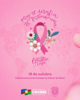 🎀🩷 O que te desafia, te transforma!

No Dia Internacional de Combate ao Câncer de Mama, reforçamos a importância da informação, prevenção e diagnóstico precoce. 

Cuidar da saúde é um gesto de amor-próprio e um passo importante para viver com mais saúde e qualidade de vida. Informação e cuidado fazem a diferença! 🩷

#CombateAoCâncerDeMama #OutubroRosa #Prevenção #SaúdeCaxias #PrefeituraDeCaxias