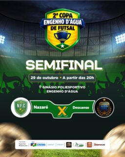 ⚽🏆 A 2ª Copa Engenho D’Água de Futsal chega à fase semifinal, com muita disputa, talento e habilidade dentro da quadra!A emoção tá chegando à reta final! 🔥⚽️#CopaEngenhoDÁgua #EsporteCaxias #PrefeituraDeCaxias